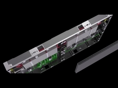 ইনডোর ৬৪০*৩৬০*৪৮মিমি অ্যালুমিনিয়াম ক্যাবিনেট ৩২০*১৮০মিমি এলইডি স্ক্রিন মডিউলগুলির জন্য উপযুক্ত