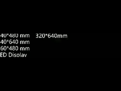 এলইডি স্ক্রিন মডিউলগুলির জন্য অ্যালুমিনিয়াম ক্যাবিনেটের চারটি ভিন্ন আকার
