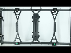 1000*500*69mm p3.91mm LED ডিসপ্লে মডিউলগুলির জন্য অ্যালুমিনিয়াম ক্যাবিনেট স্যুট