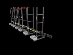 ভিত্তি এবং বন্ধনী 4 28s এর ভাড়া LED ডিসপ্লে স্থাপন