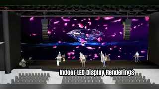 ইনডোর LED ডিসপ্লে রেন্ডারিং