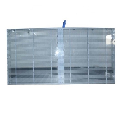 P3.91mm 1R1G1B স্বচ্ছ গ্লাস LED স্ক্রীন HD LED মেশ ভিডিও ওয়াল ISO9001