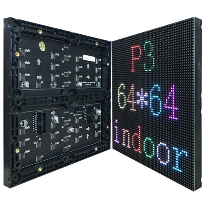 ফুল কালার LED ম্যাট্রিক্স মডিউল 192x192mm 64x64pixel P3 ইন্ডোর SMD2121 LED ডিসপ্লে স্ক্রীন