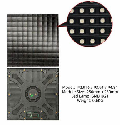 জলরোধী IP65 RGB LED প্যানেল স্টেজ ব্যাকড্রপ P2.976 P3.91 P4.81