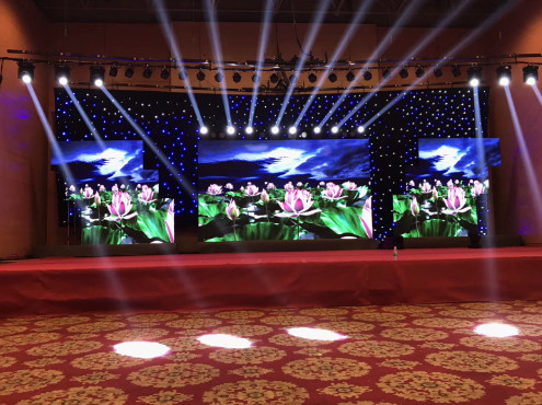 ইন্ডোর আউটডোর ইভেন্টের জন্য 3.91mm LED ভাড়া ডিসপ্লে ভিডিও ওয়াল