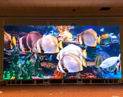 ভাড়া 500mmx500mm ক্যাবিনেটের জন্য 5V 14bit বিজ্ঞাপন LED ডিসপ্লে