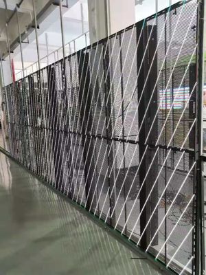 হাই রিফ্রেশ LED উইন্ডো ডিসপ্লে স্ক্রিন অ্যান্টিওয়্যার 3.9 মিমি LED স্ক্রীন 60Hz 16 স্ক্যান