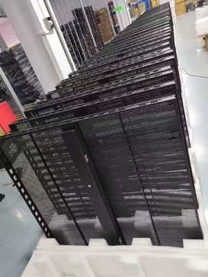 লাইটওয়েট হাই রেজোলিউশন স্বচ্ছ গ্লাস LED স্ক্রীন ওয়াইড ভিউয়িং অ্যাঙ্গেল