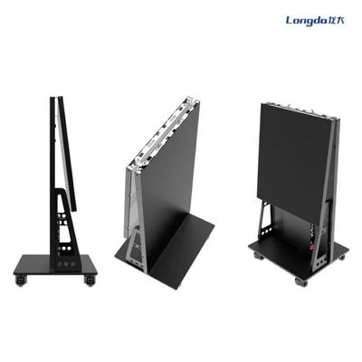 HD আল্ট্রা-থিন P1.86 ফোল্ডেবল LED পোস্টার স্ক্রিন বিজ্ঞাপন ভিডিও প্লেয়ার লাইট আপ পোস্টার