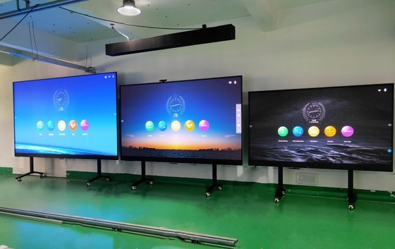 4K 108 ইঞ্চি অল-ইন-ওয়ান LED ডিসপ্লে অতি পাতলা ইন্টারেক্টিভ কনফারেন্স স্মার্ট টিভি