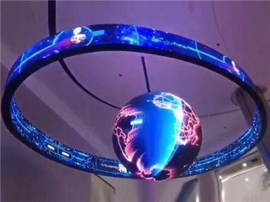 P1.86 নরম LED ডিসপ্লে ক্যাবিনেট 2800 ~ 3840 HZ নমনীয় মডিউল