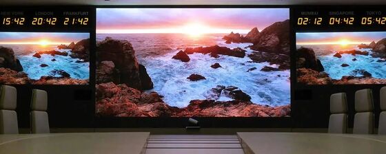 আল্ট্রা পাতলা 22.5mm বেধ LED হালকা ওজন মন্ত্রিসভা উচ্চ রেজোলিউশন মিটিং রুম জন্য