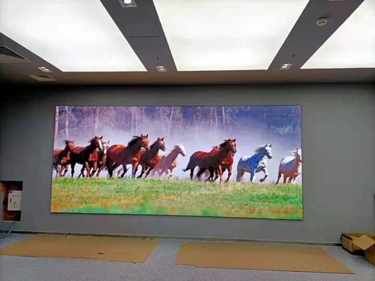 ডিজিটাল সিগনেজ ওয়াল 3840Hz P4 LED ভিডিও ওয়াল বিজ্ঞাপন 320 * 160mm