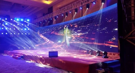 500*500mm 1200Hz LED ডিসপ্লে ক্যাবিনেট P2.976 ইন্ডোর ভাড়া RGB 3IN1