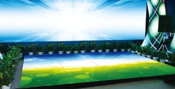 P6.25 ডিস্কো পোর্টেবল LED ডান্স ফ্লোর ভাড়া ROHS হাই ডেফিনিশন