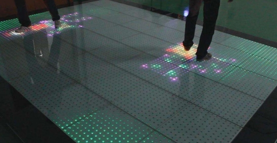 AC110V থেকে 220V Diy Led Dance Floor Digital 900cd /M2