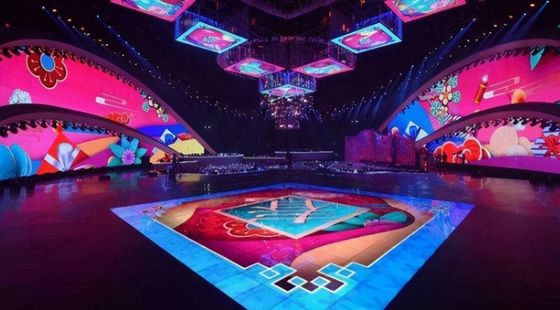 P6.25 ডিস্কো পোর্টেবল LED ডান্স ফ্লোর ভাড়া ROHS হাই ডেফিনিশন