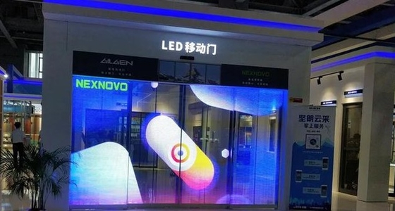 লংদা বিল্ডিং LED উইন্ডো ডিসপ্লে স্ক্রীন 32873 ডটস/ M2 3840Hz