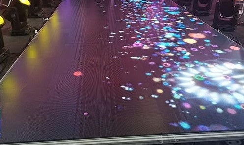 SMD2121 হায়ার ডিস্কো লাইট 0.5*1m LED Light Up Dance Floor Rental P3.91mm