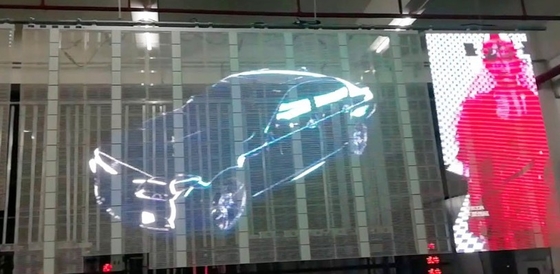 P10.4mm মুভিং মেসেজ LED উইন্ডো ডিসপ্লে স্ক্রীন 9245 পিক্সেল 3500cd