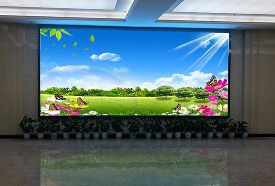 P1.875 কমার্শিয়াল ইনডোর বড় LED বিজ্ঞাপন স্ক্রীন 48 X 48cm 600cd