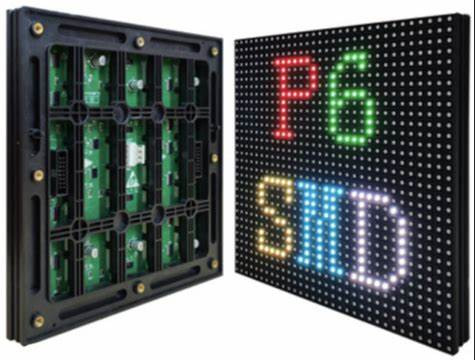 32x32 ডট ফুল কালার ওয়াটারপ্রুফ আউটডোর LED ডিসপ্লে স্ক্রীন P6 IP65 FCC