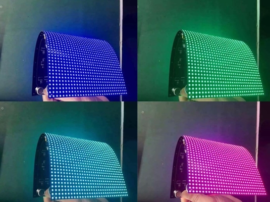 ভিডিও ওয়াল মডিউল 1920Hz 64x32 ডটের জন্য লংডা নমনীয় LED প্যানেল