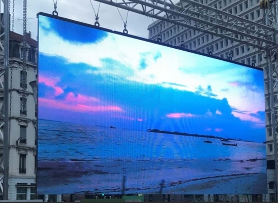 আল্ট্রা থিন স্টেজ LED ব্যাকড্রপ স্ক্রীন ভাড়া 1/8 স্ক্যান 1R1G1B AC260V