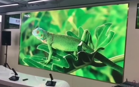 16:9 অনুপাত ছোট পিচ LED স্ক্রীন পিক্সেল ডিসপ্লে DC15V 2160P 1080P 720P ODM