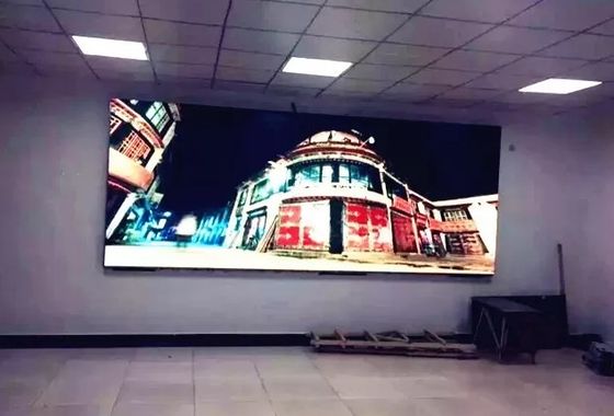 বিজ্ঞাপন P3.076 ইনডোর ফুল কালার LED ডিসপ্লে ডাই কাস্টিং অ্যালুমিনিয়াম