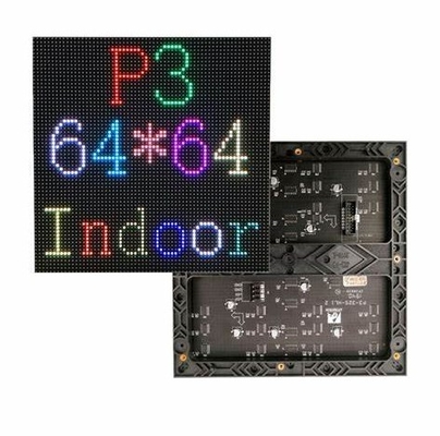 বিজ্ঞাপন P3 ইন্ডোর ফুল কালার LED ডিসপ্লে 192x192mm ডাই কাস্টিং অ্যালুমিনিয়াম