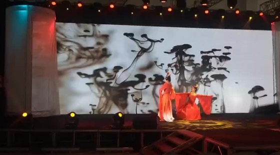 ইন্ডোর ভাড়া P4.81 LED ডিসপ্লে ক্যাবিনেট ডাই কাস্টিং অ্যালুমিনিয়াম 500mmx500mm