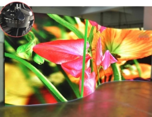 ইন্ডোর এইচডি P2.5 SMD সফট LED ডিসপ্লে বাঁকা ইনডোর LED নমনীয় মডিউল