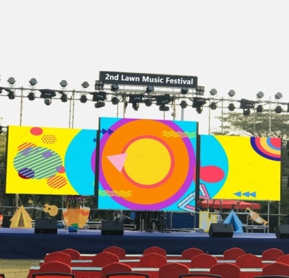 P3.91 ভাড়া LED ডিসপ্লে আউটডোর জলরোধী IP65 LED ভিডিও ওয়াল