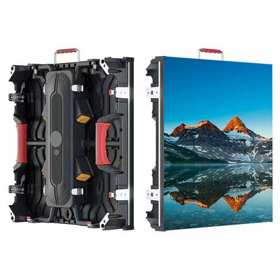 ডাই কাস্টিং অ্যালুমিনিয়াম ক্যাবিনেট P3.91 LED স্ক্রীন ভাড়া 5V পাওয়ার ভোল্টেজ